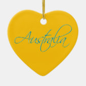 Australien: Reisen Keramik Ornament (Vorne)