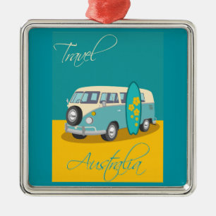 Australien: Reisen mit Metallschmuck Ornament Aus Metall