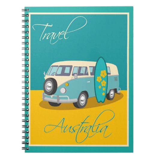Australien: Reisen Notizblock (Vorderseite)