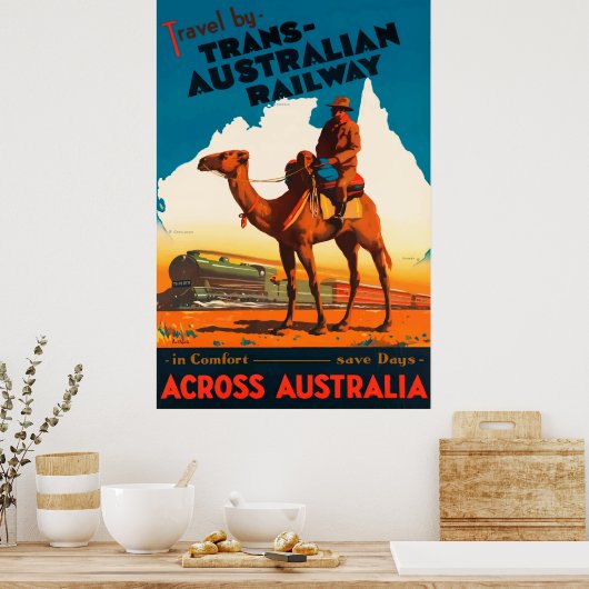 Australien Reisen Poster (Küche)