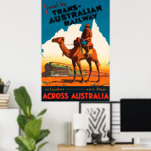 Australien Reisen Poster (Heimbüro)