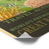 Australien Reisen Poster (Ecke)