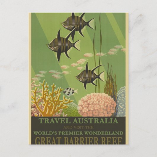 Australien Reisen Postkarte (Vorderseite)
