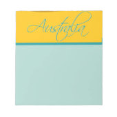 Australien: ReiseNotepad Notizblock (Vorderseite)