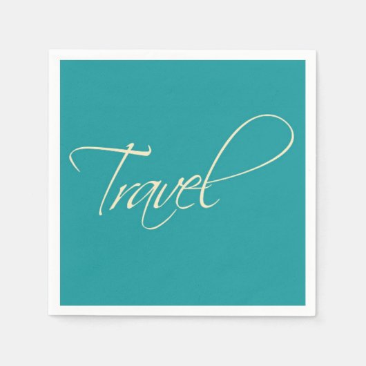 Australien: Reisepapier Napkin Serviette (Vorderseite)