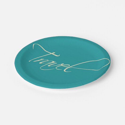 Australien: Reisepapierplatte Pappteller (Schrägansicht)