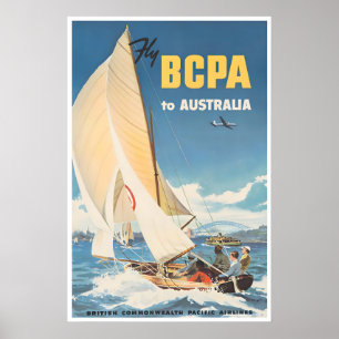 Australien Reiseplakat Australischer Druck BCPA Ku Poster