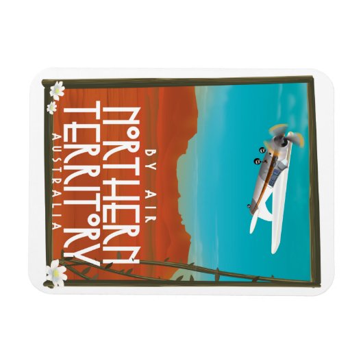 Australien Reiseplakat Magnet (Horizontal)
