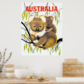 Australien Reiseplakat Poster (Küche)