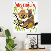 Australien Reiseplakat Poster (Heimbüro)
