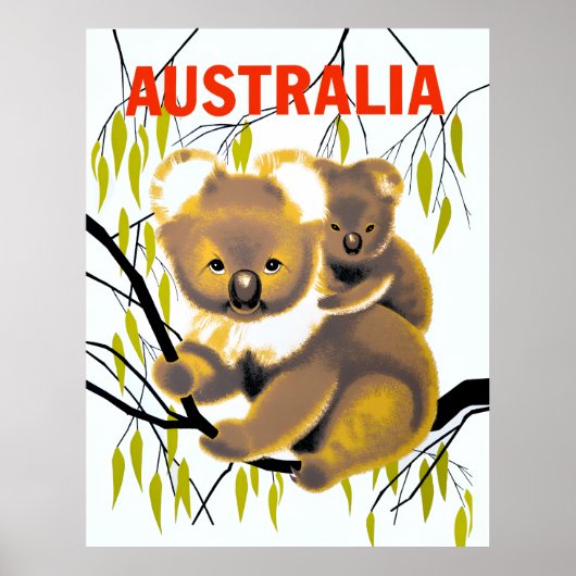Australien Reiseplakat Poster (Vorne)