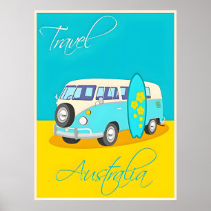 Australien Reiseplakat Poster