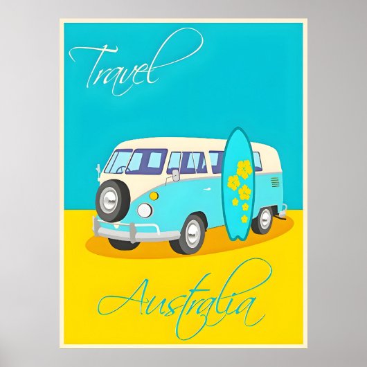 Australien Reiseplakat Poster (Vorne)