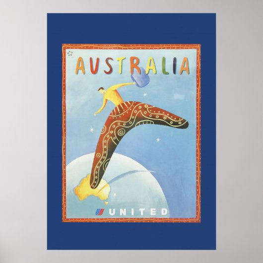 Australien Reiseplakat Poster (Vorne)