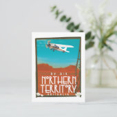 Australien Reiseplakat Postkarte (Stehend Vorderseite)