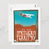 Australien Reiseplakat Postkarte (Vorne/Hinten)