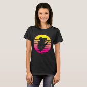Australien Retro Koala Bear Silhouette Sunset T-Shirt (Vorne ganz)