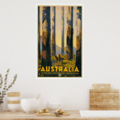 Australien Retro Travel Poster (Küche)