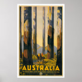 Australien Retro Travel Poster (Vorne)