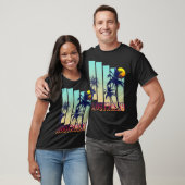 Australien Retro Vintag Style Palm Tree T-Shirt (Unisex)