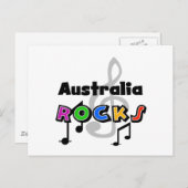 Australien Rocks Postkarte (Vorne/Hinten)