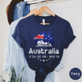 Australien ruft an und ich muss T - Shirt gehen