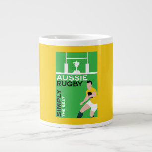 Australien Rugby Player Jumbo-Tasse