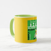 Australien Rugby Player Tasse (Vorderseite Links)