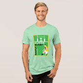 Australien Rugby Player Tri-Blend Shirt (Vorderseite voll)