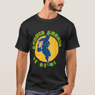 Australien Rugby, Wallabies Aussie Aussie Aussie O T-Shirt