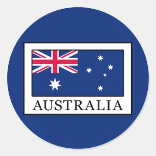 Australien Runder Aufkleber