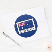 Australien Runder Aufkleber (Umschlag)