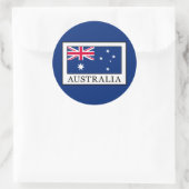 Australien Runder Aufkleber (Tasche)