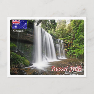 Australien - Russel Falls - Postkarte
