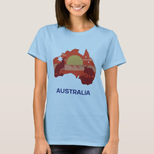 Australien Schöner Kontinent T-Shirt