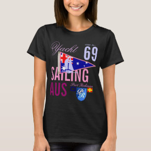 Australien-Segeln-Wimpel-Girly See T-Shirt