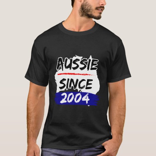 Australien Seit 2004 Karte T-Shirt (Vorderseite)