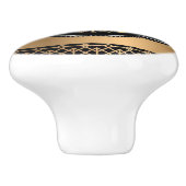 Australien Shield Keramik Pull Door Knob Keramikknauf (Seitenansicht)