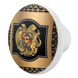 Australien Shield Keramik Pull Door Knob Keramikknauf