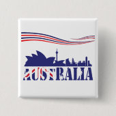 Australien Skyscaape Button (Vorderseite)