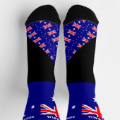 Australien Socken, australische Flaggenfarben / Sp Socken (Oben)