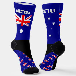 Australien Socken, australische Flaggenfarben / Sp Socken