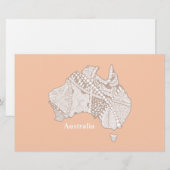 Australien Souvenir Karte Art (Vorne/Hinten)