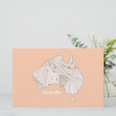 Australien Souvenir Karte Art (Stehend Vorderseite)