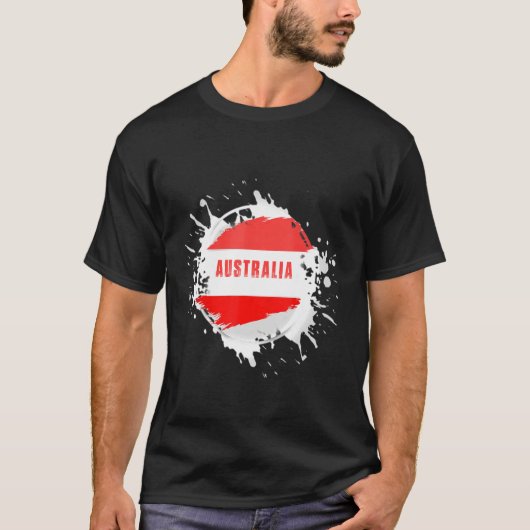 Australien Splash T-Shirt (Vorderseite)