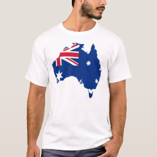 Australien-Staats-Flaggen-Shirt-Stolz-T - Shirt