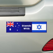 Australien steht Israel gegenüber Autoaufkleber (Auf Auto)