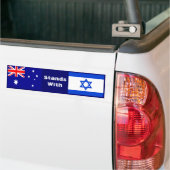 Australien steht Israel gegenüber Autoaufkleber (Auf Lkw)