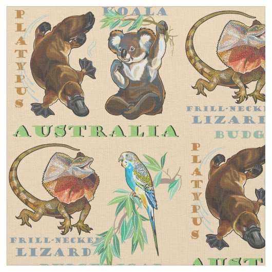 Australien Stoff (Nahaufnahme)