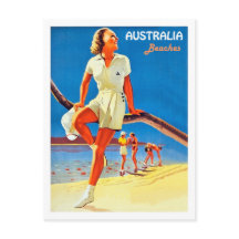 Australien Strände, Jugend an der Küste, Vintage